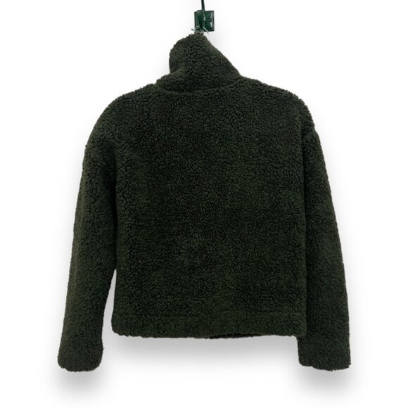 Alpine Design Talia Ridge Sherpa Jacket Green Womens Full Zipper Size X-Small - Picture 6 of 7